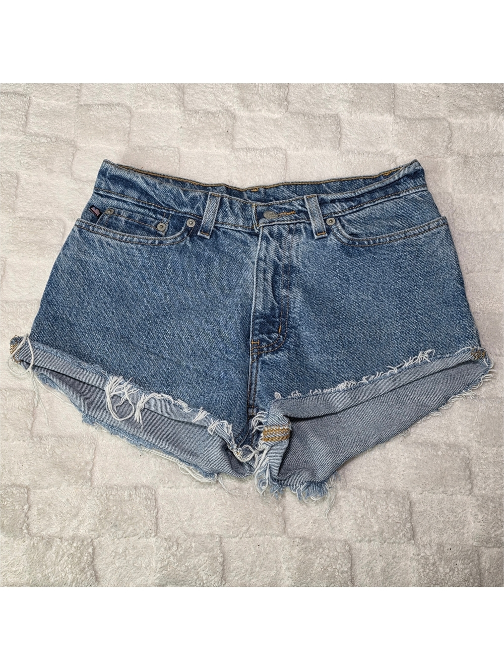 Ralph Lauren Vintage Mid Rise Jean Shorts Medium Wash Size 2 EVC